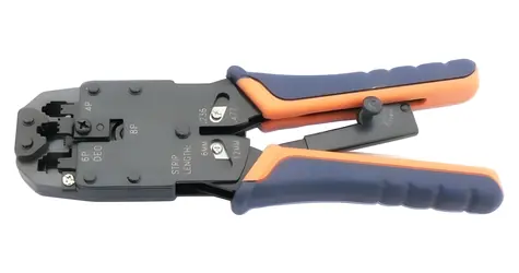 XtendLan HT-2008R / Krimpovací kleště / RJ-45, RJ-12, RJ-11 / s ráčnou