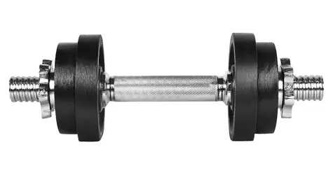 RULYT Nakládací činka Angular 7 kg / Jednoruční / 30 mm tyč / 4x kotouč