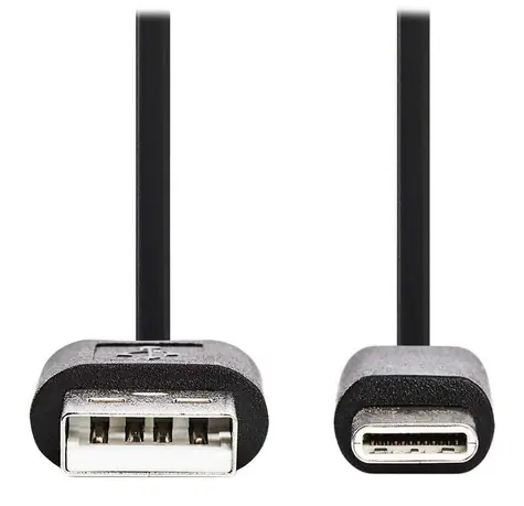 Nedis USB-C - USB-A černá / Kabel / USB 2.0 / 15W / 3 m