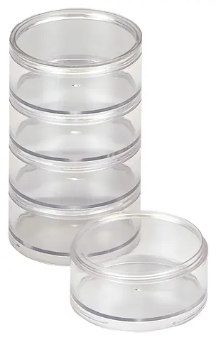 MEIHO Krabička Round Case L / Organizér na nástrahy a drobnosti / 30 × 20 × 6 cm
