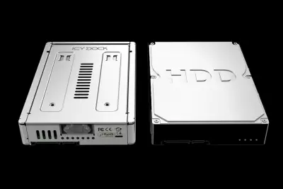 ICY DOCK MB982SP-1S / Převodník / 2,5" SATA na 3,5" SAS/SATA / 6 Gbit/s / kov (SECC)