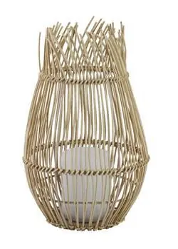 Hanko MAURITIUS ratan / Solární lucerna / Fringe Style / solární svíčka