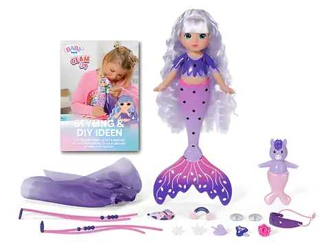 ZAPF CREATION BABY born Panenka Glam Up Aura růžová / od 4 let