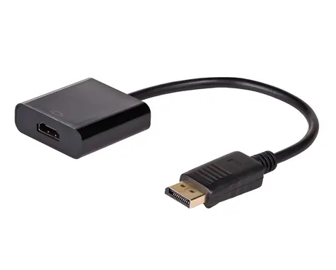 Akyga černá / Adaptér DisplayPort - HDMI