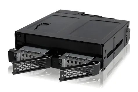 Icy Dock Tough Armor MB602SPO-B černá / Backplane pro 2x 2.5" HDD/SSD + 1x 5.25" ODD / SATA/SAS