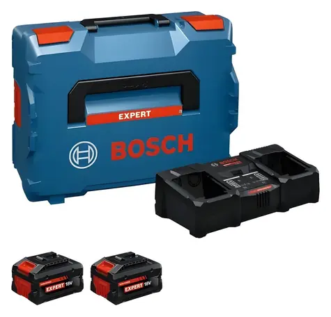 Bosch Expert 1600A0373X / Startovací sada 2x EXBA18V-80 8,0 Ah + nabíječka EXAL18V2-320 / AMPShare Alliance