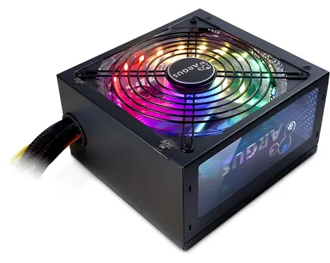 Inter-Tech Argus RGB-500W II černá / PC zdroj / ATX / 500W / 80 PLUS Bronze / RGB
