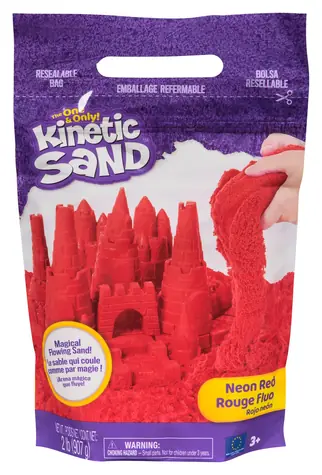 SPIN MASTER Kinetický písek 907g / červená / od 3 let