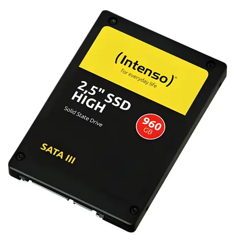 Intenso High 960GB / 2.5" SSD / SATA III / R:520 MBps / W:480 MBps