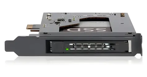 Icy Dock MB839SP-B černá / Box pro HDD/SSD / 2,5" SATA / PCIe 2.0 hot-swap / do PCI slotu