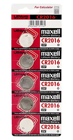 Maxell CR2016 / Knoflíková baterie / Lithium / 3V / 5 ks