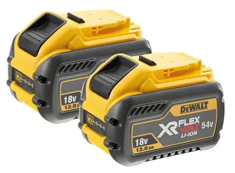 DeWalt DCB548Y2-XJ / Akumulátor XR FLEXVOLT / 54V/18V / 12.0/4.0 Ah / 2ks / Li-ion