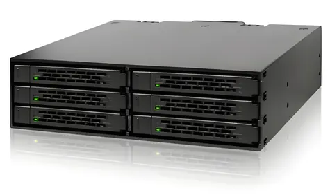Icy Dock MB996SP-6SB černá / Backplane pro 6x 2.5" HDD/SSD / SATA III / Hot-Swap