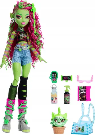 MATTEL Panenka Monster High Venus McFlytrap (HRP81) / Plast / od 4 let