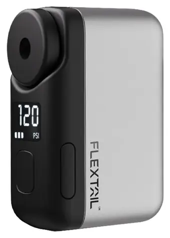 Flextail Tiny Bike Pump Pro šedá / Přenosná cyklistická pumpa / tlak 120 PSI / USB-C
