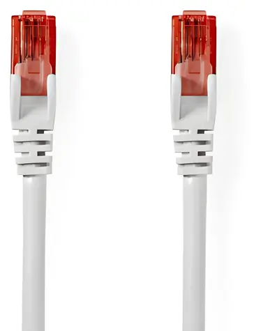 Nedis UTP CAT6 5m / Patch kabel / RJ45-RJ45 / bílá