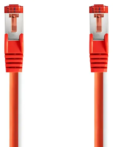 Nedis CAT6 červená / Patch kabel / S/FTP / 5 m / LSZH