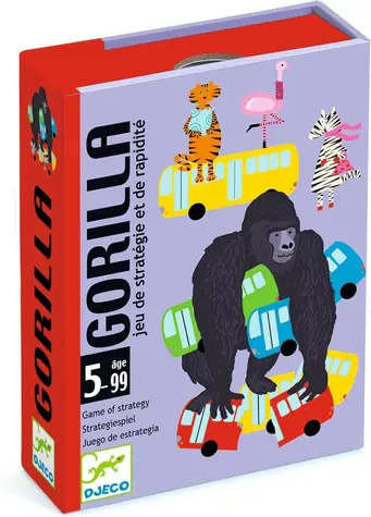 DJECO Karetní hra Gorilla / 3-5 hráčů / od 5 let / 45 karet