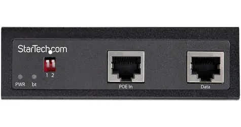 StarTech Průmyslový Gigabit PoE splitter / PoE splitter / 12-48V DC / IEEE 802.3af/at / -40/75 °C