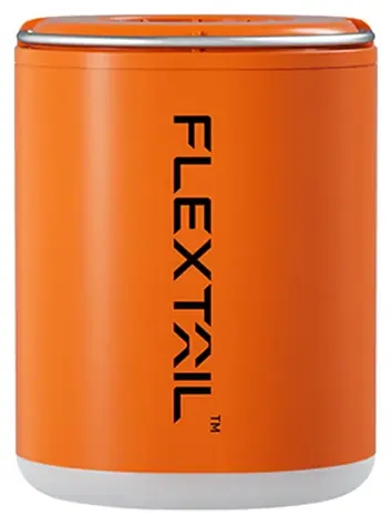Flextail Tiny Pump 2X 3v1 oranžová / Přenosná vzduchová pumpa / tlak 4 kPa