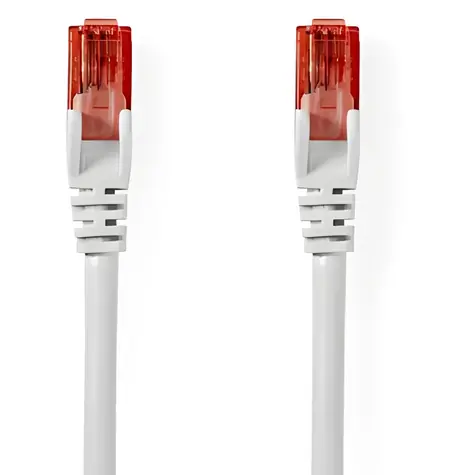 Nedis UTP CAT6 15 m bílá / Patch kabel / RJ45-RJ45 / U/UTP