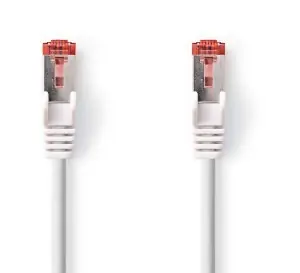 Nedis CAT6 S/FTP bílý / Síťový kabel / 0.25 m / LSZH plášť