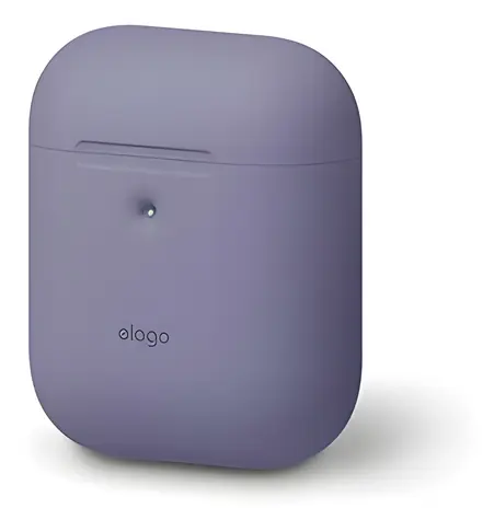 Elago AirPods 2 Silicone Case levandulově šedá / Silikonové pouzdro / pro Apple AirPods 2