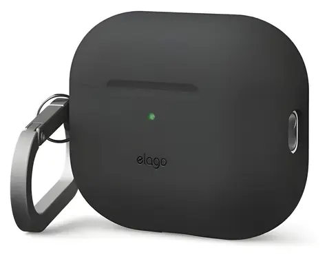 Elago Airpods Pro 3 Silicone Hang Case černá / Pouzdro pro sluchátka / silikon / karabina