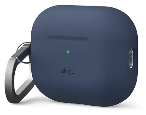Elago Airpods Pro 3 Silicone Hang Case Jean Indigo / Pouzdro pro sluchátka / silikon / karabina
