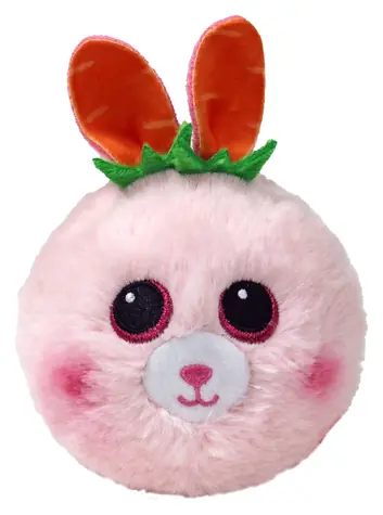 TY Bouncer Pouncey růžový zajíček / Klíčenka / 8 cm