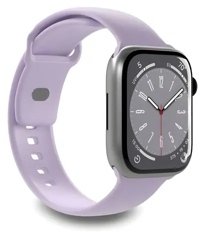 Puro Icon Tech Lavender / Silikonový řemínek / pro Apple Watch 42/44/45/49 mm