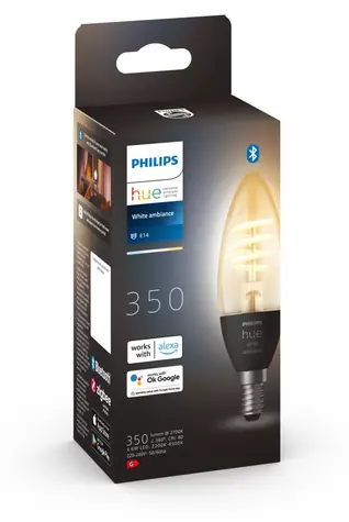 Philips Hue WA Filament E14 / Chytrá LED žárovka / B39 / 350lm / 2200-4500K / IP20