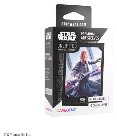 Gamegenic Star Wars: Unlimited - Darth Maul - Obaly na karty / Prémiové / 60+2 ks / 66 x 92 mm / Polypropylen
