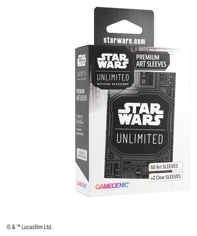 Gamegenic Star Wars: Unlimited - Unlimited Pattern - Obaly na karty / 66x92 mm / 60+2 ks / Polypropylen