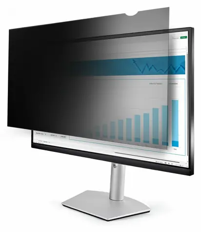 25" StarTech bezrámečkový černá / Filtr na ochranu soukromí / 16:9 / matný/lesklý / plast / lepicí páska