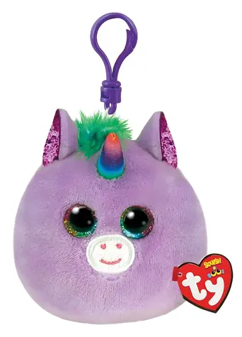 TY Squishy Rosette plyšový jednorožec fialový / 8,5 cm
