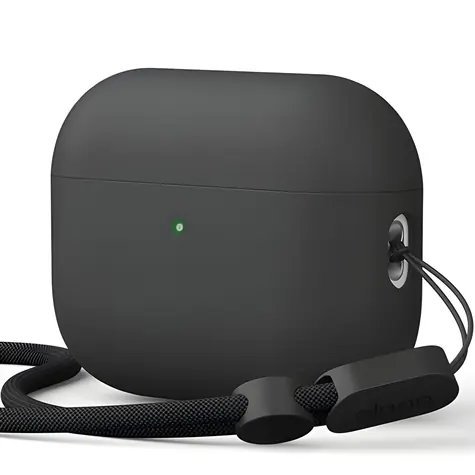 Elago AirPods Pro 3 Liquid Hybrid Strap Case černá / Pouzdro / S poutkem