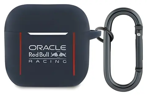 Red Bull Lines Navy / Silikonové pouzdro / AirPods 4