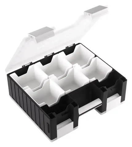 Gamegenic Box na karty Game Castle černá/bílá/čirá / Sběratelské karty / Obaly a příslušenství
