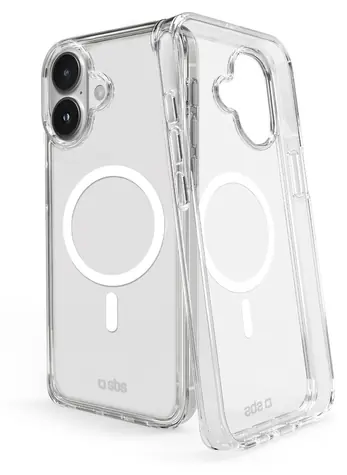 SBS Light Mag transparentní / Pouzdro / MagSafe / iPhone 16 Plus