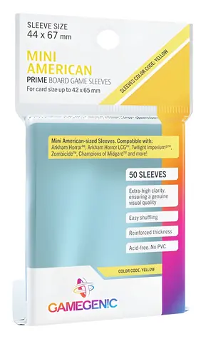 GAMEGENIC Obaly na karty PRIME / Mini American / 44 x 67 mm / 50 ks