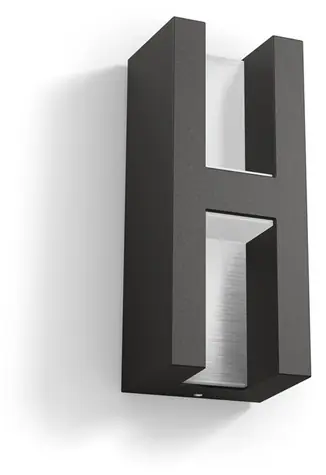 Philips Shadow LED 2x4.5W antracit / Venkovní nástěnné svítidlo / hliník / 220-240V