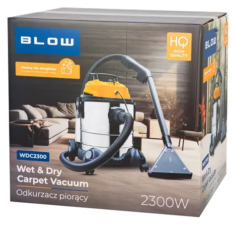 Blow WDC2300 / Mycí vysavač / nádrž 25 l / hadice 1,5 m / kabel 6 m