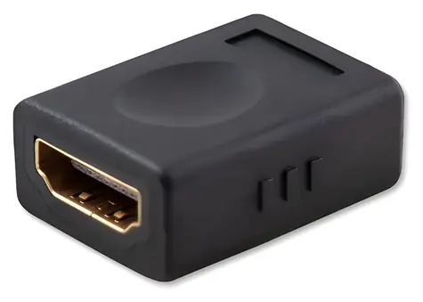 Savio CL-111 HDMI - HDMI adaptér F-F černá / Adaptér / Rovný / Spojka konektor-konektor