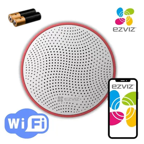 EZVIZ CS-T9C bílá / Siréna / ZigBee / 105 dB / dosah 200 m / IP54