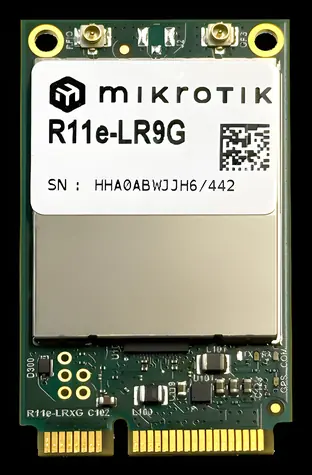 MikroTik R11e-LR9G / miniPCI-e karta / LoRa 915 MHz / GPS / -141 dBm