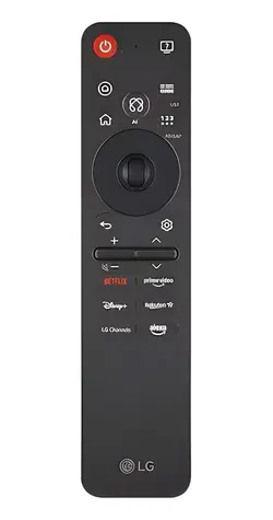 LG MR25GA.AEU Magic Remote černá / Dálkové ovládání / IR / hlasové ovládání / point-and-click