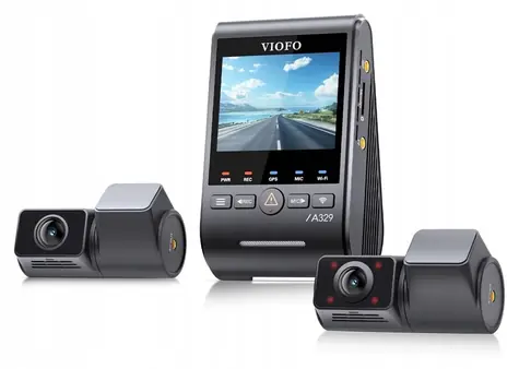 VIOFO A329S / 3x kamera do auta / 3840x2160 / GPS / Wi-Fi / microSD do 512 GB