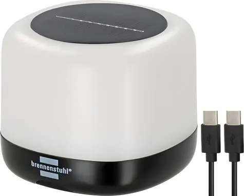Brennenstuhl Solární LED reflektor 400lm IP44 IK05 / Venkovní svítidlo / Bluetooth / Nabíjecí