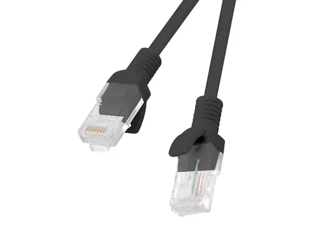 Lanberg UTP CAT5e 5m černá / Patch kabel / RJ45-RJ45